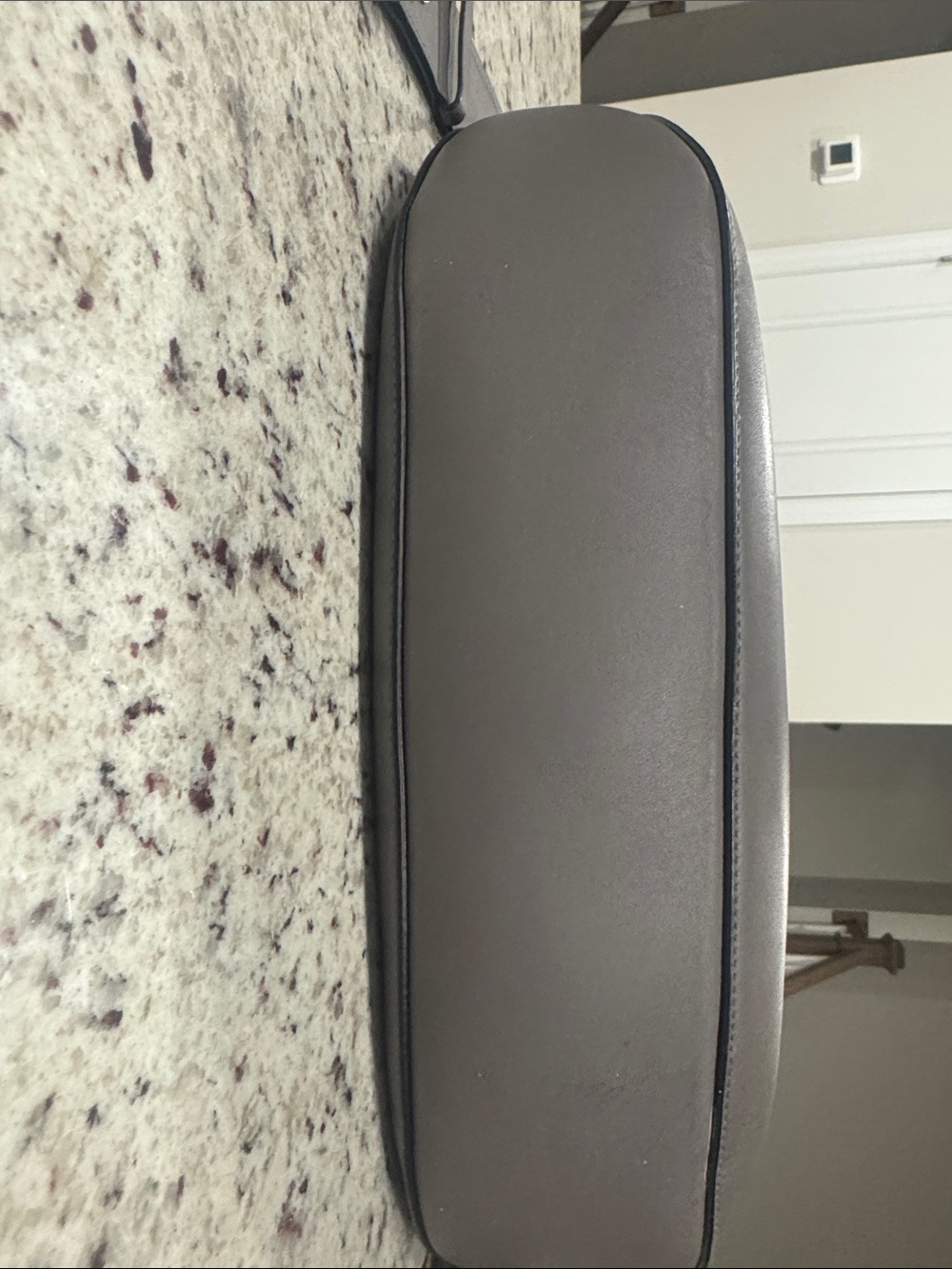 Salvatore Ferragamo Gancini Fiona Fumeé Urban Grey Leather Hobo (COA & receipt) - Picture 8 of 16